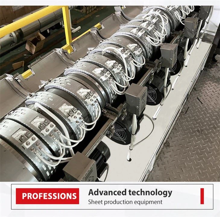 Single Screw Plastic Extrusion Production Line Machine